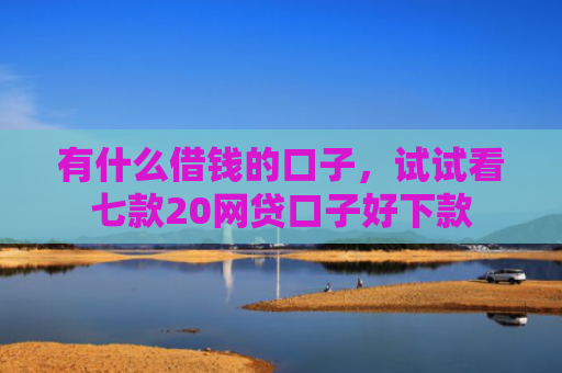 有什么借钱的口子，试试看七款20网贷口子好下款