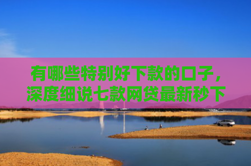有哪些特别好下款的口子，深度细说七款网贷最新秒下款口子