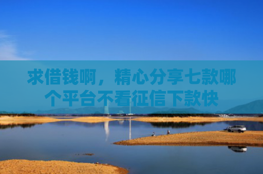 求借钱啊，精心分享七款哪个平台不看征信下款快