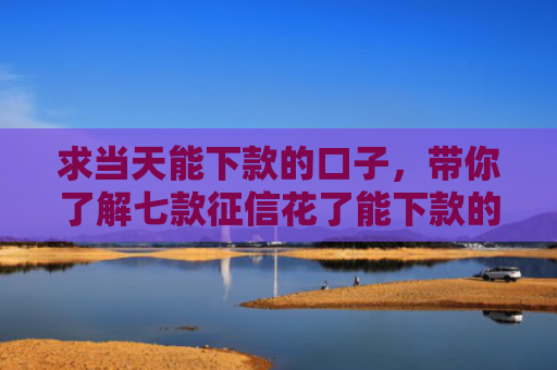 求当天能下款的口子，带你了解七款征信花了能下款的平台
