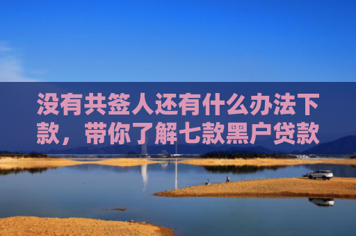 没有共签人还有什么办法下款，带你了解七款黑户贷款微信下款可靠吗知乎