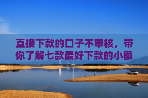 直接下款的口子不审核，带你了解七款最好下款的小额网贷口子