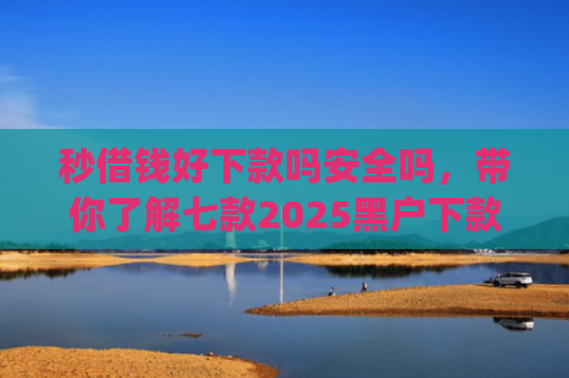 秒借钱好下款吗安全吗，带你了解七款2025黑户下款app