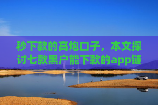 秒下款的高炮口子，本文探讨七款黑户能下款的app链接