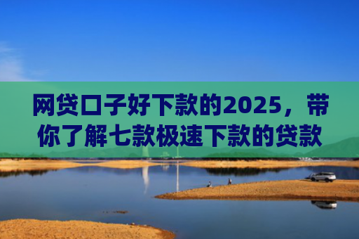 网贷口子好下款的2025，带你了解七款极速下款的贷款app不查征信
