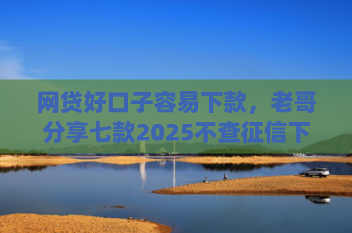 网贷好口子容易下款，老哥分享七款2025不查征信下款的app