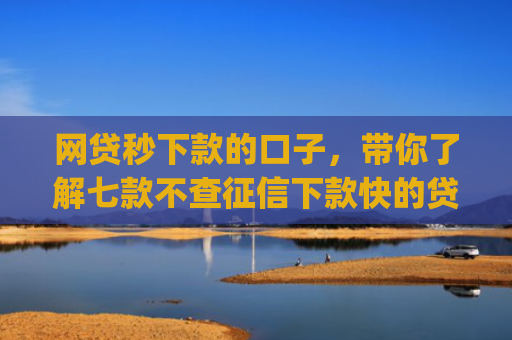 网贷秒下款的口子，带你了解七款不查征信下款快的贷款app