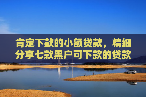 肯定下款的小额贷款，精细分享七款黑户可下款的贷款高炮