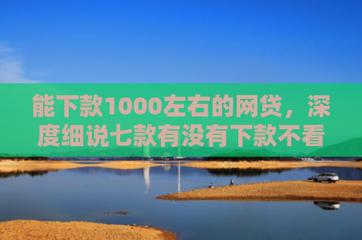能下款1000左右的网贷，深度细说七款有没有下款不看征信的网贷软件