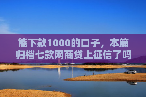 能下款1000的口子，本篇归档七款网商贷上征信了吗能下款吗