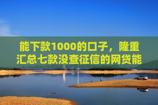 能下款1000的口子，隆重汇总七款没查征信的网贷能下款吗