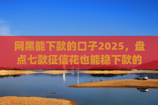 网黑能下款的口子2025，盘点七款征信花也能稳下款的app入口