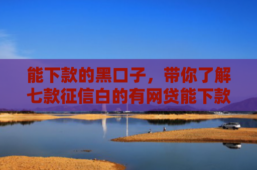 能下款的黑口子，带你了解七款征信白的有网贷能下款吗