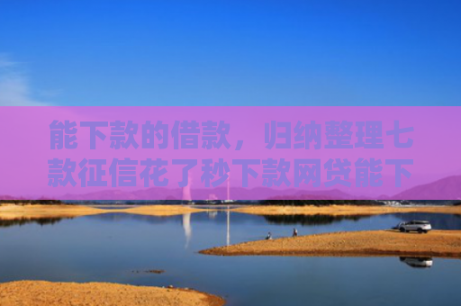 能下款的借款，归纳整理七款征信花了秒下款网贷能下来吗