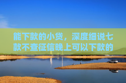 能下款的小贷，深度细说七款不查征信晚上可以下款的网贷app