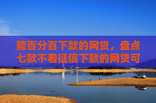 能百分百下款的网贷，盘点七款不看征信下款的网贷可靠吗