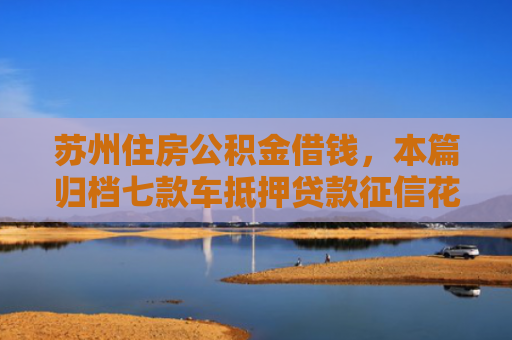 苏州住房公积金借钱，本篇归档七款车抵押贷款征信花了能下款吗