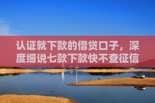 认证就下款的借贷口子，深度细说七款下款快不查征信的平台