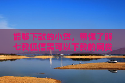 能够下款的小贷，带你了解七款征信黑可以下款的网贷