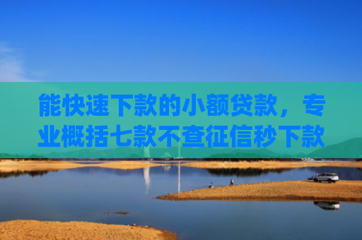 能快速下款的小额贷款，专业概括七款不查征信秒下款的网贷app