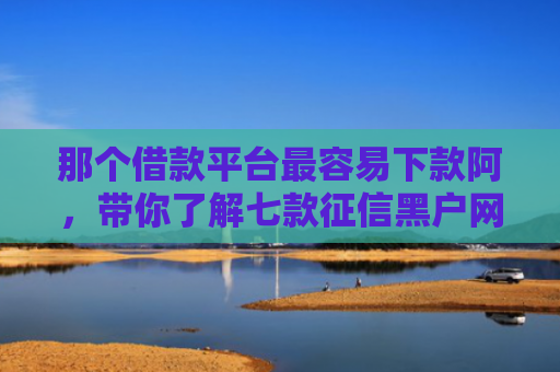 那个借款平台最容易下款阿，带你了解七款征信黑户网商贷下款了