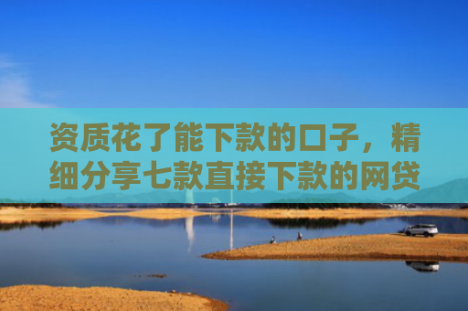 资质花了能下款的口子，精细分享七款直接下款的网贷口子