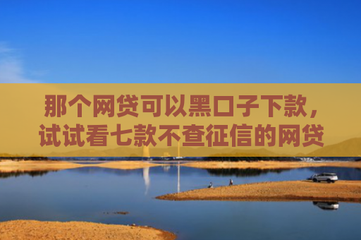 那个网贷可以黑口子下款，试试看七款不查征信的网贷能下款的