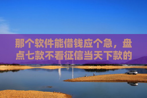 那个软件能借钱应个急，盘点七款不看征信当天下款的网贷