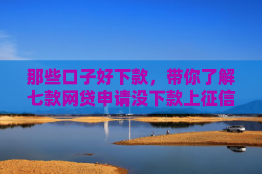 那些口子好下款，带你了解七款网贷申请没下款上征信吗