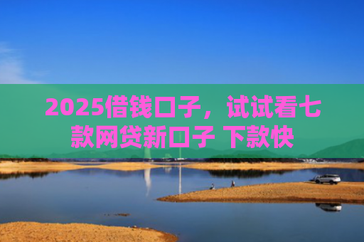 2025借钱口子，试试看七款网贷新口子 下款快