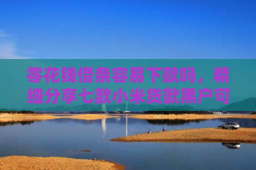 零花钱借条容易下款吗，精细分享七款小米贷款黑户可以下款吗