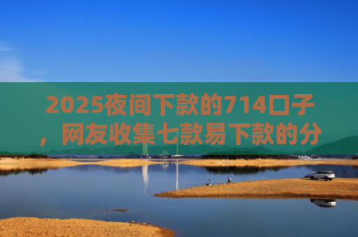 2025夜间下款的714口子，网友收集七款易下款的分期网贷口子